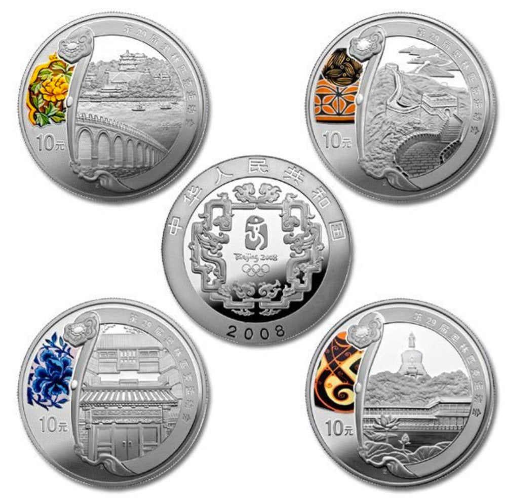 The Games of the XXIX Olympiads - set 4 coins 1 x 4 oz