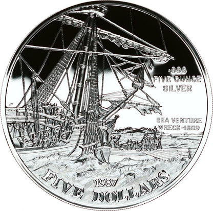 Sea Venture Wreck 1609 - Queen Elizabeth II 5 oz