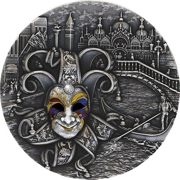Venetian Mask II - Antique Finish 2 oz