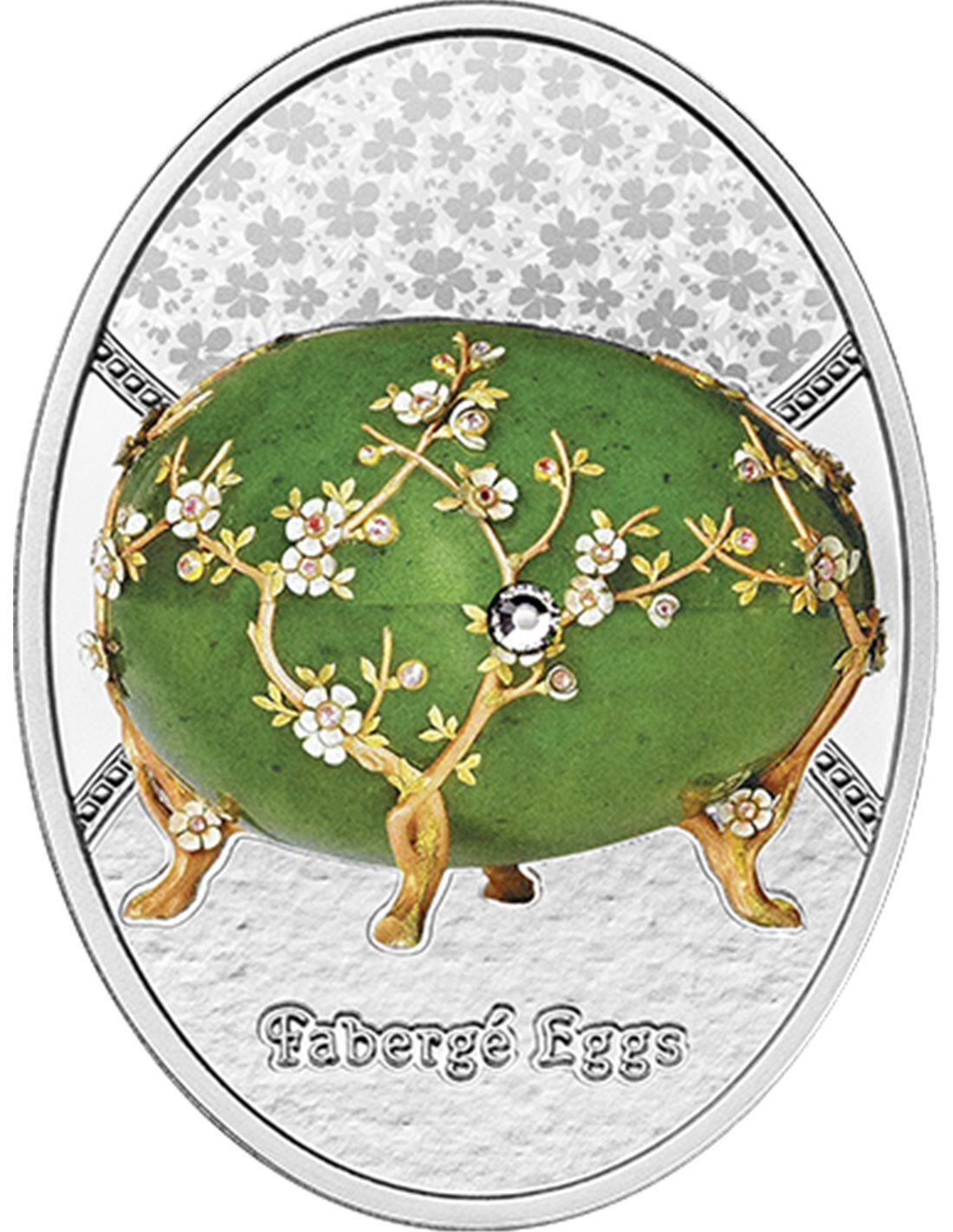Apple Blossom Fabergé Egg 1 oz