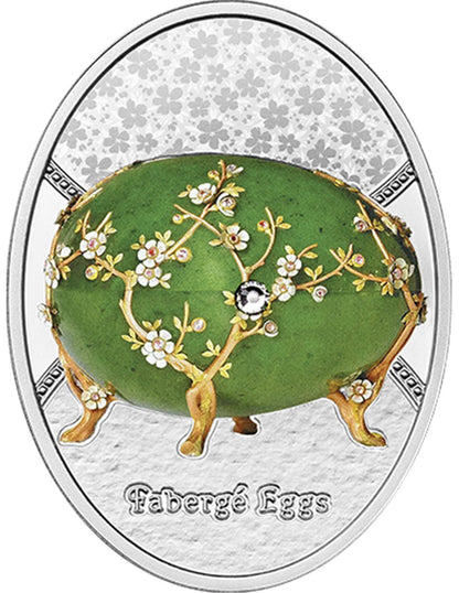 Apple Blossom Fabergé Egg 1 oz