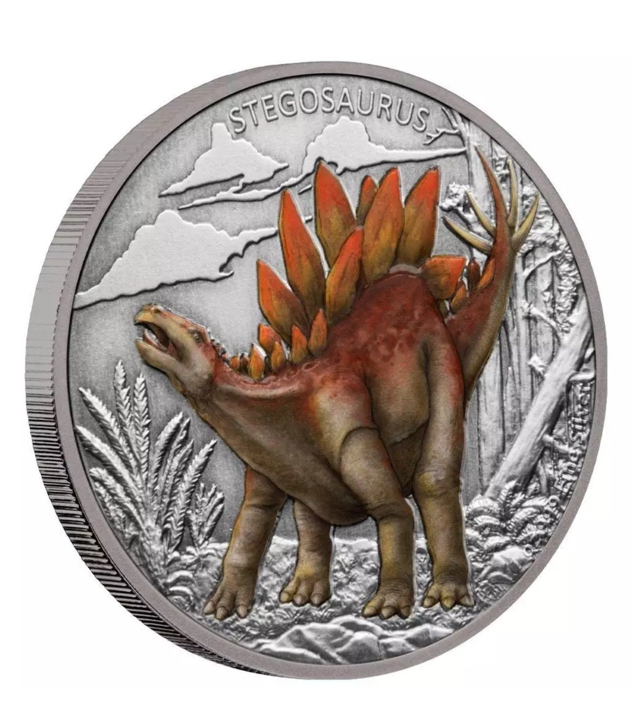 Stegosaurus Antique Finish 1 oz
