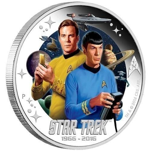 Star Trek Captain James T. Kirk and Spock 1 oz