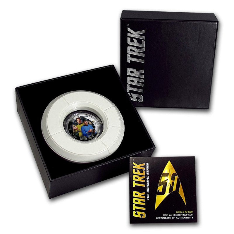 Star Trek Captain James T. Kirk and Spock 1 oz