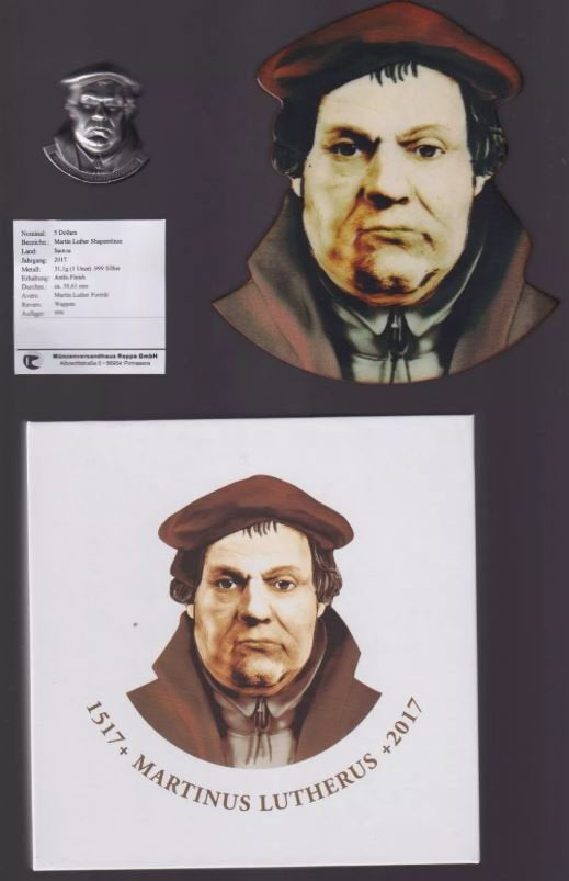 Martin Luther - 3D 1 oz
