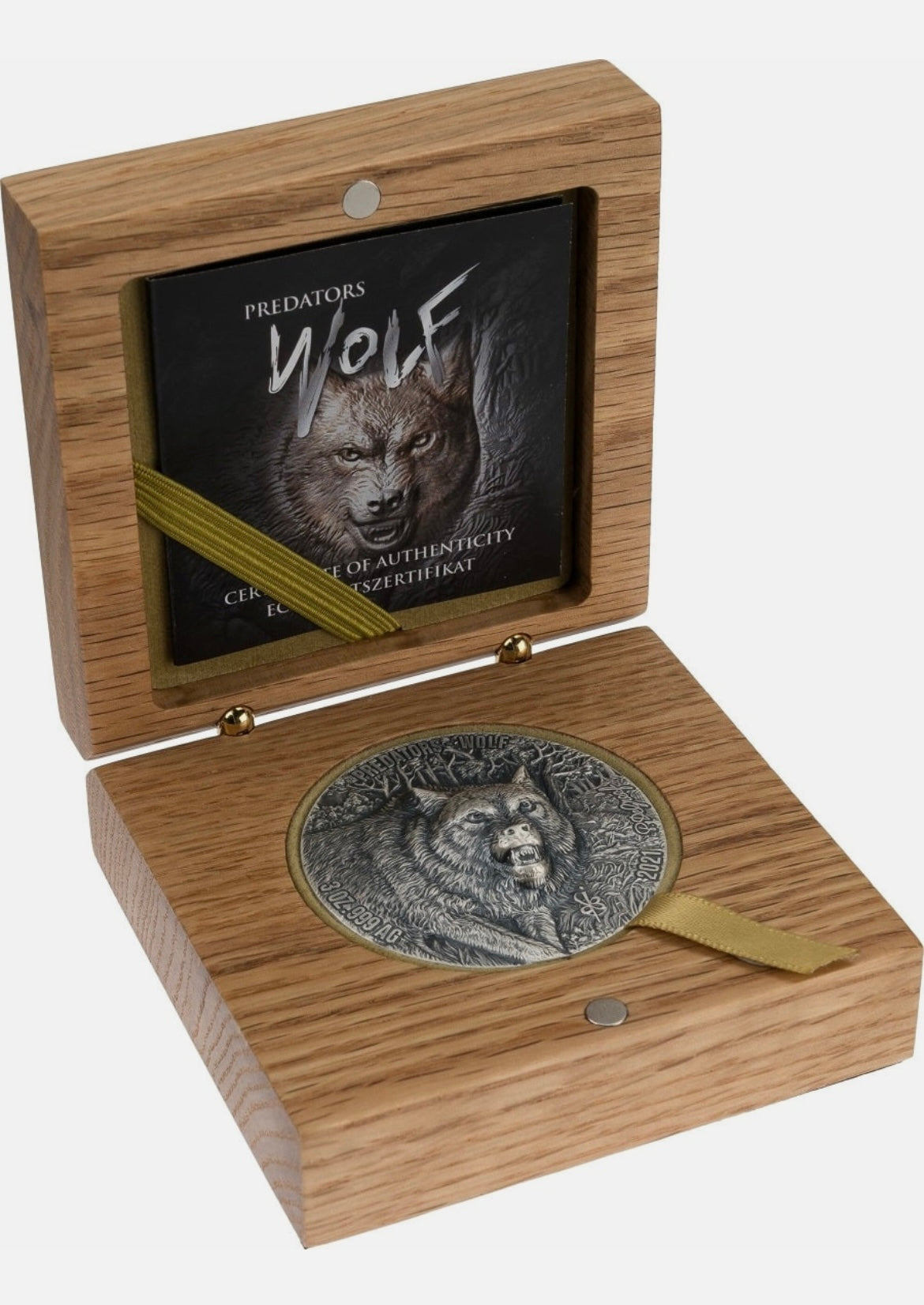 Predators - Wolf (High Relief) 3 oz
