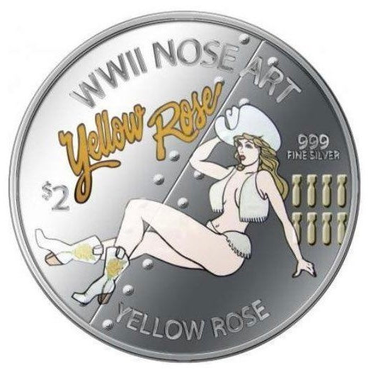 WWII Nose Art - 3-Coin Set 3 x 1 oz