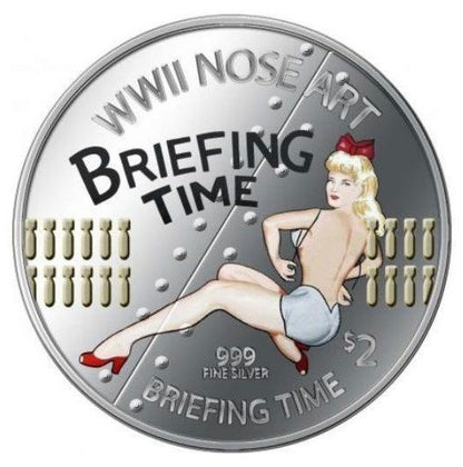 WWII Nose Art - 3-Coin Set 3 x 1 oz