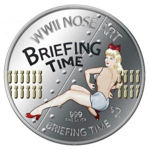 WWII Nose Art - 3-Coin Set 3 x 1 oz