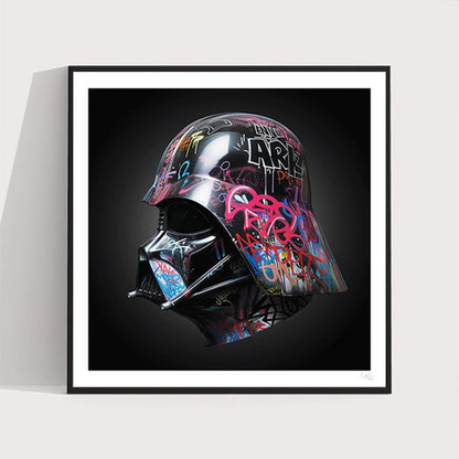 Darth Vader Vandalized Helmet - SKE
