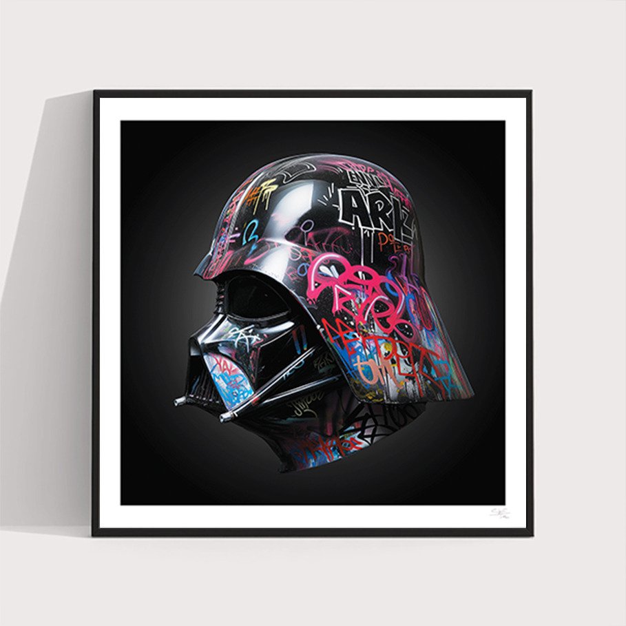Darth Vader Vandalized Helmet - SKE