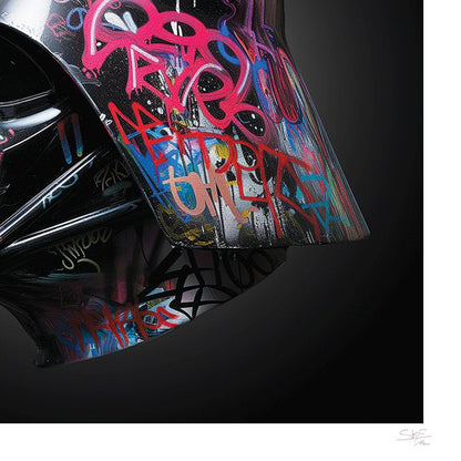 Darth Vader Vandalized Helmet - SKE