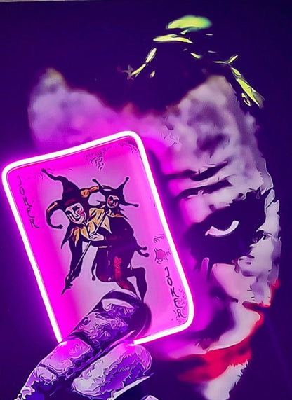 Joker Card VF LED Wall Art - LED Mansion