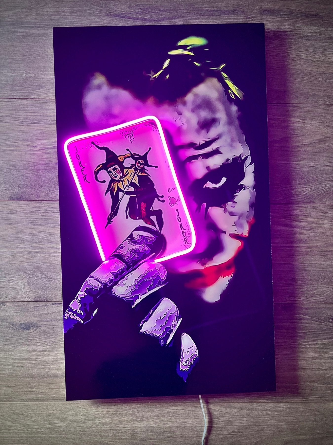 Joker Card VF LED Wall Art - LED Mansion
