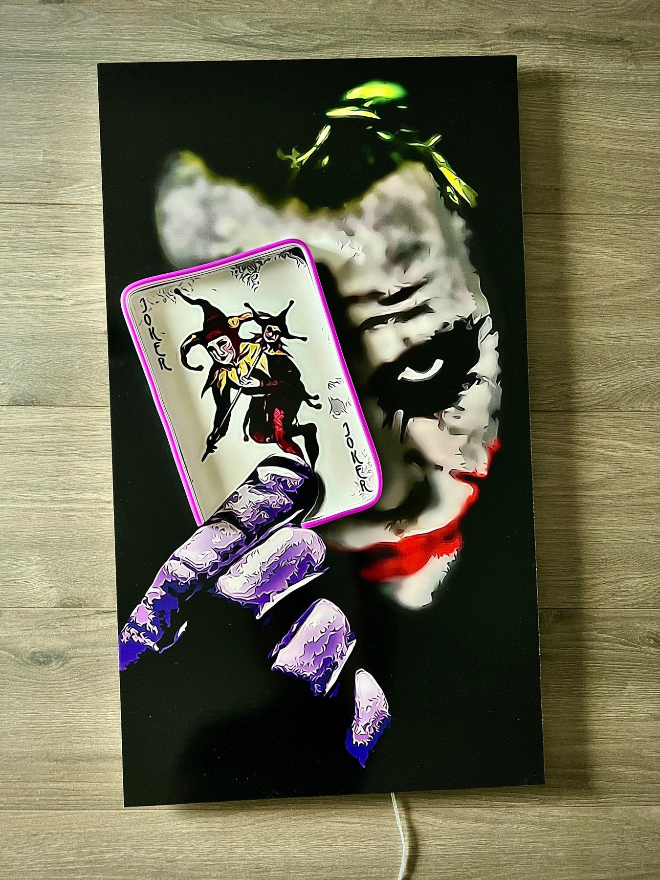 Joker Card VF LED Wall Art - LED Mansion