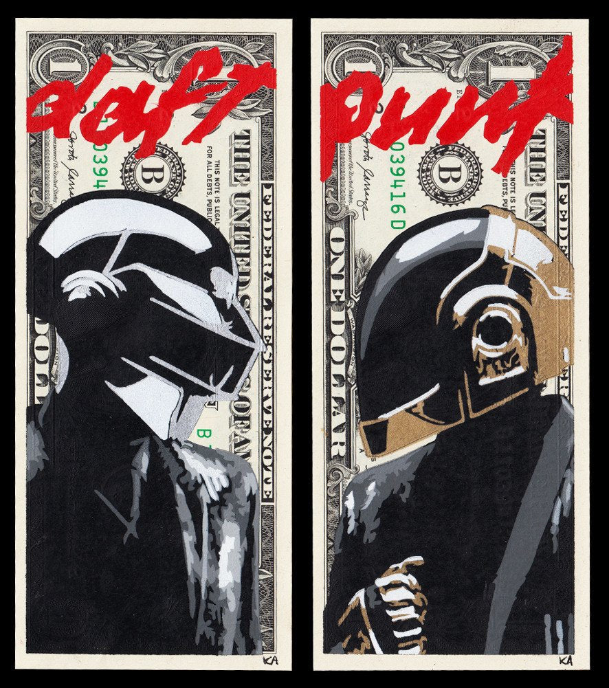 Daft Punk Silver Gold - The Castle