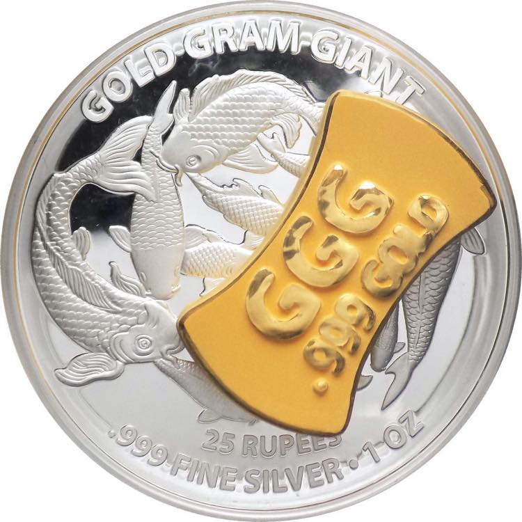 Gold Gram Giant - The lucky bar 1 oz