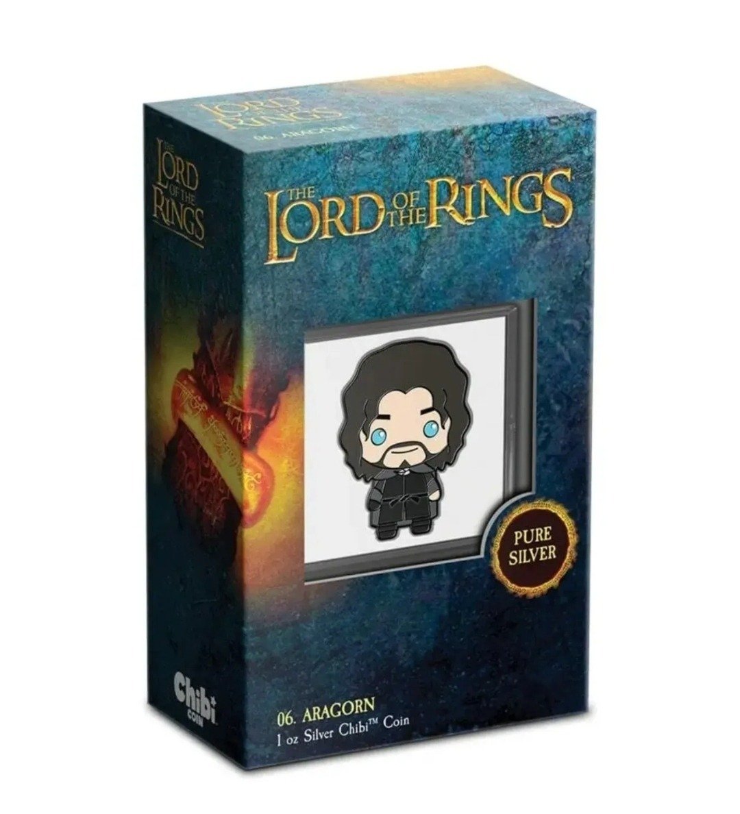 The Lord of the Rings - Aragorn Chibi Coin - 1 oz