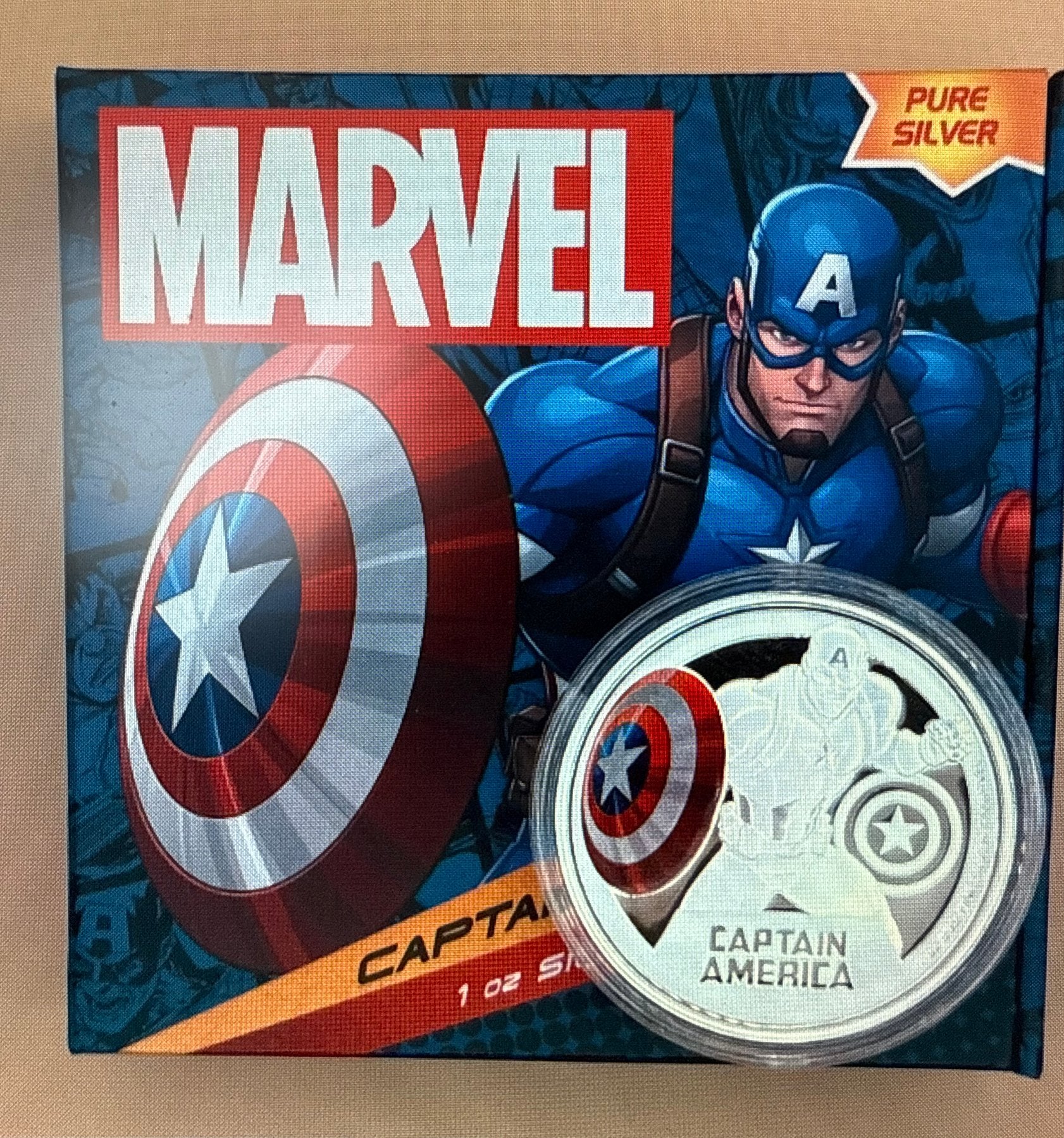 Marvel - Captain America, Bouclier &amp; Guardians of the Galaxy - 3 x 1 oz