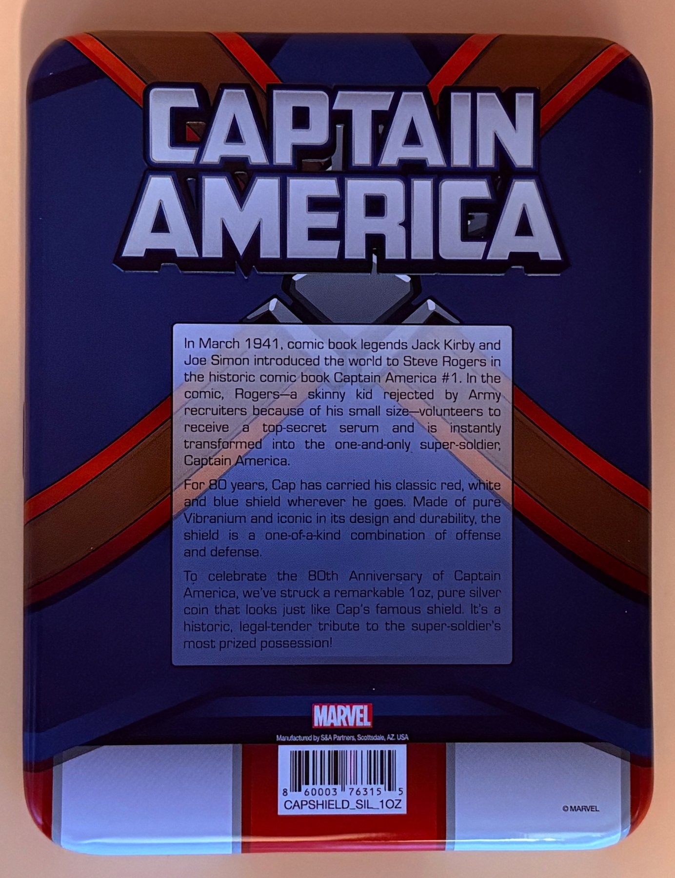 Marvel - Captain America, Bouclier &amp; Guardians of the Galaxy - 3 x 1 oz