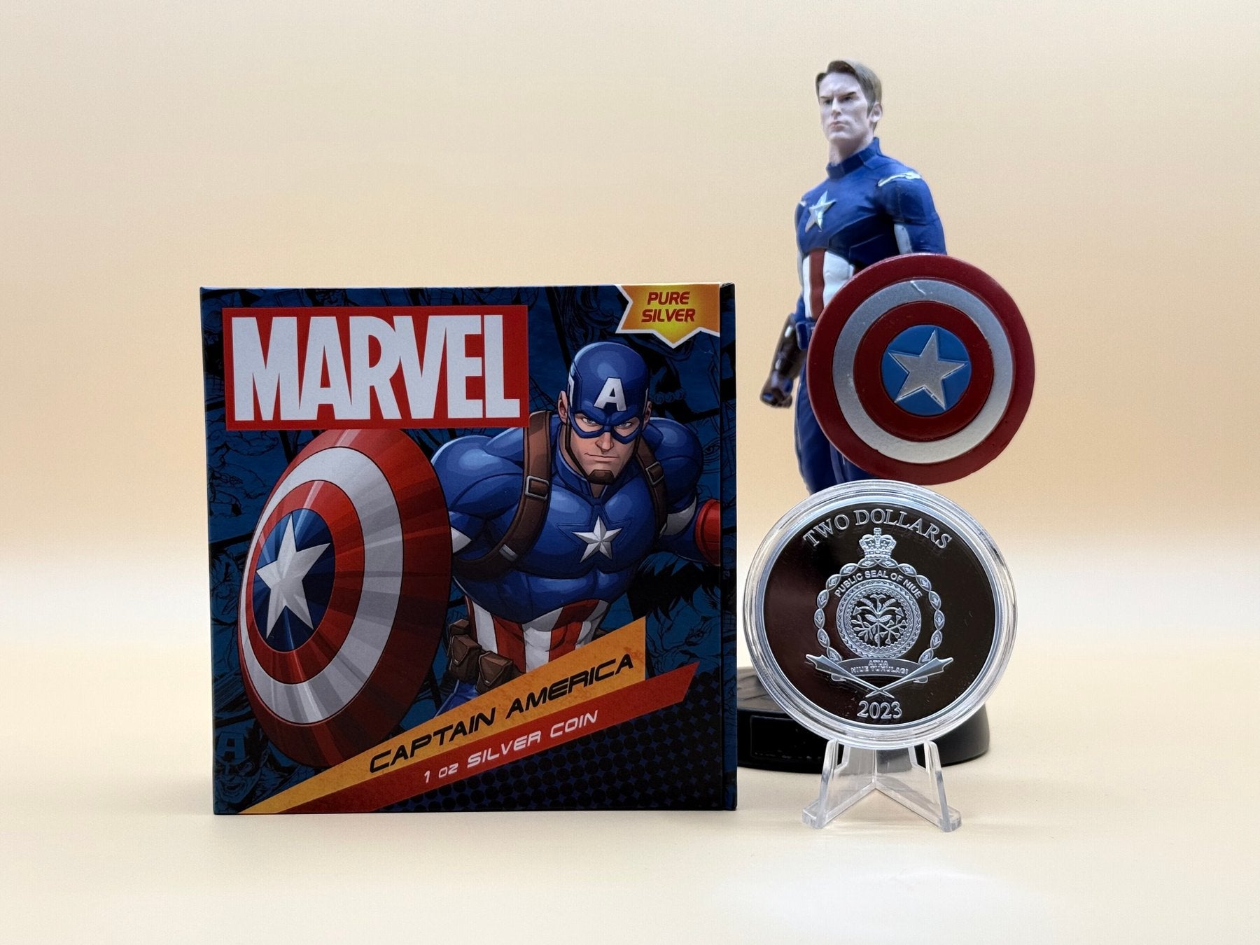 Marvel - Captain America, Bouclier &amp; Guardians of the Galaxy - 3 x 1 oz