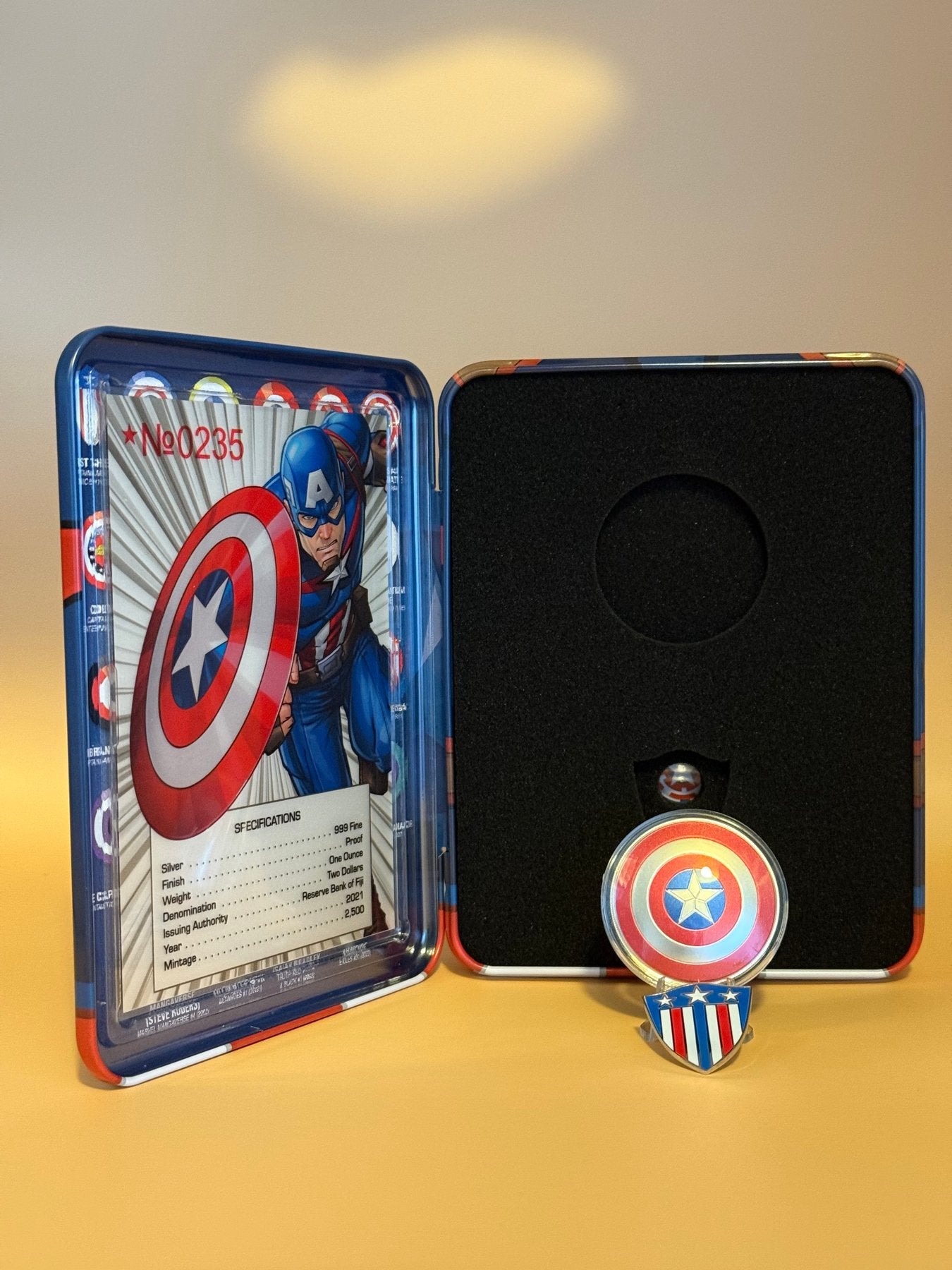Marvel - Captain America, Bouclier &amp; Guardians of the Galaxy - 3 x 1 oz