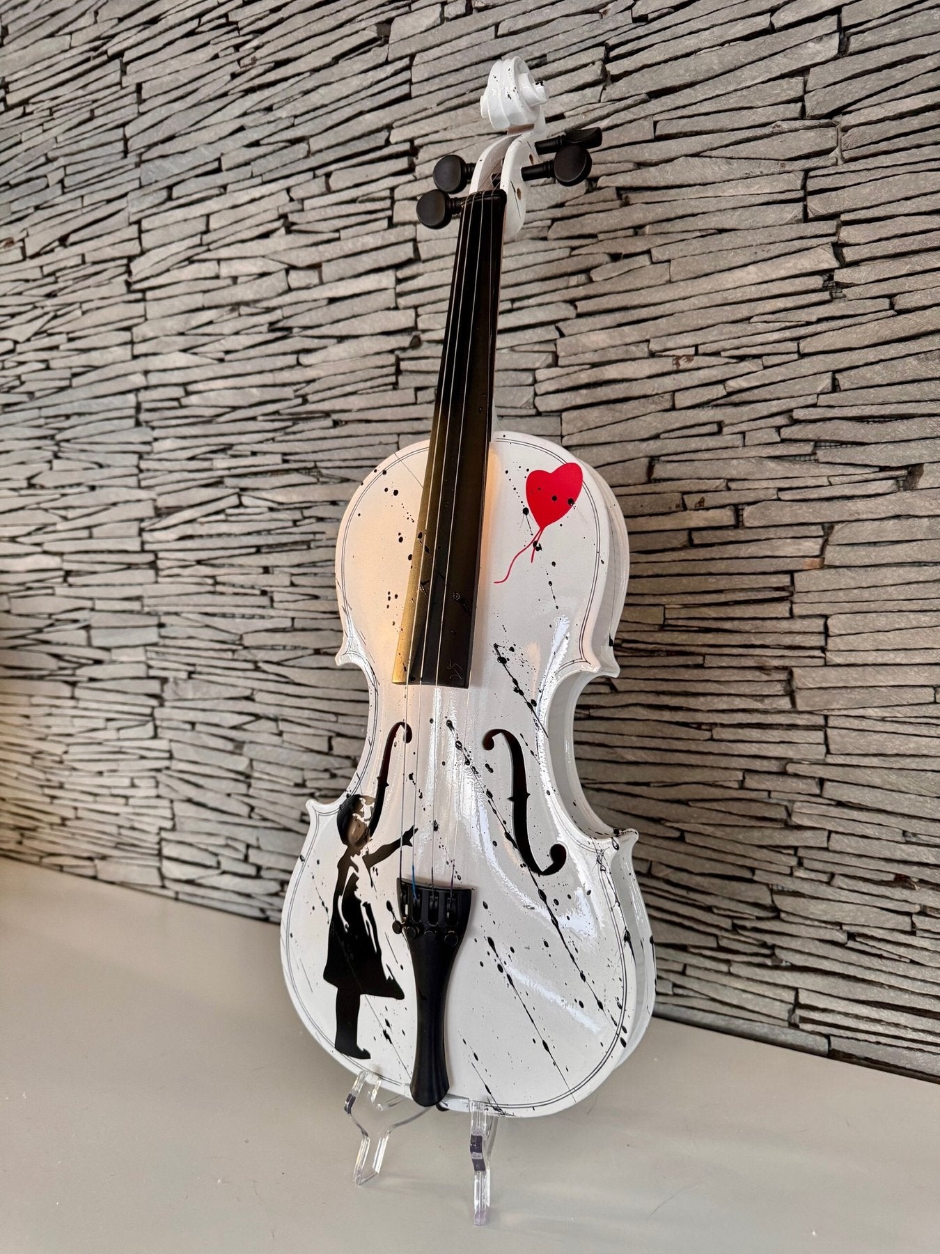 Violin with Balloon Girl by Banksy - LM Arts