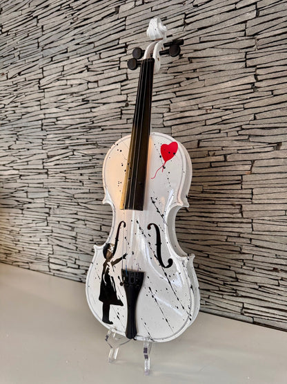 Violin with Balloon Girl by Banksy - LM Arts