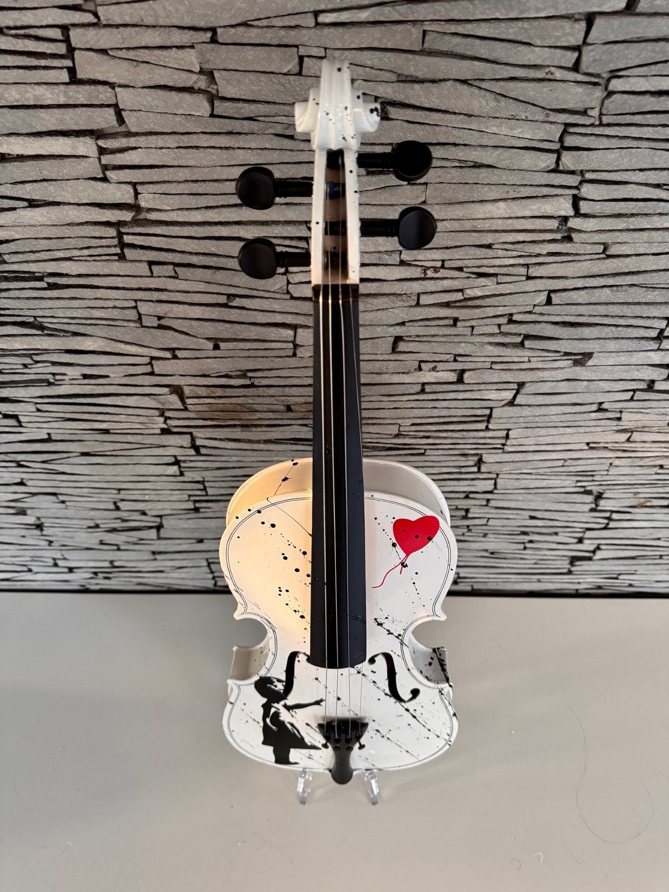 Violin with Balloon Girl by Banksy - LM Arts