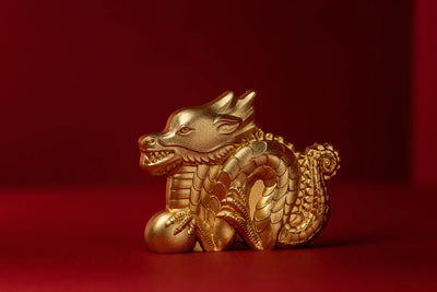Great Dragon Gilded -  Lunar Collection - 1 oz