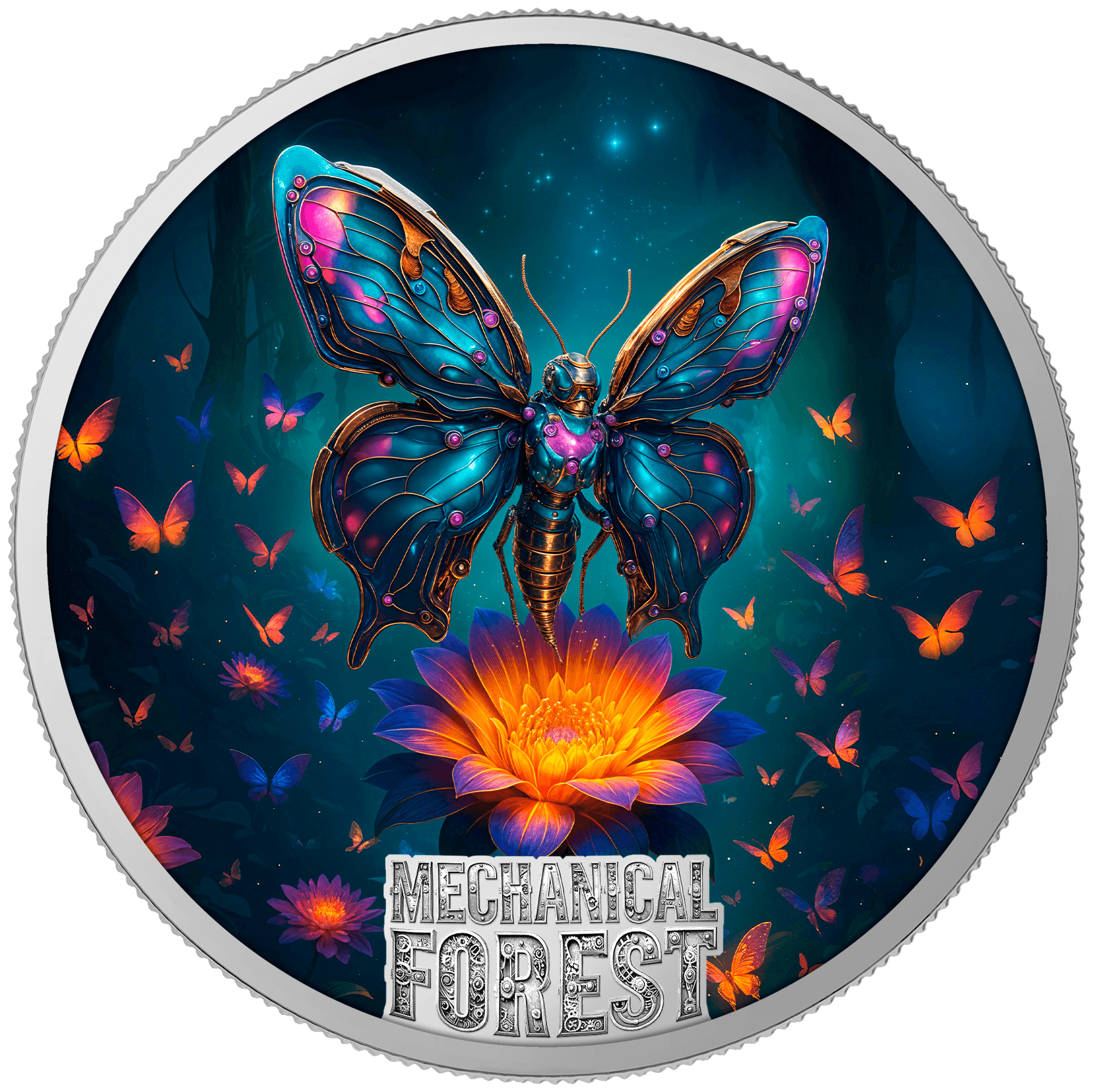 Liberia - Mechanical Butterfly