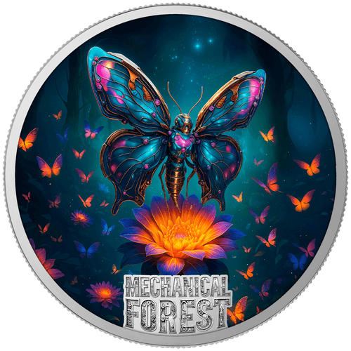 Liberia - Mechanical Butterfly
