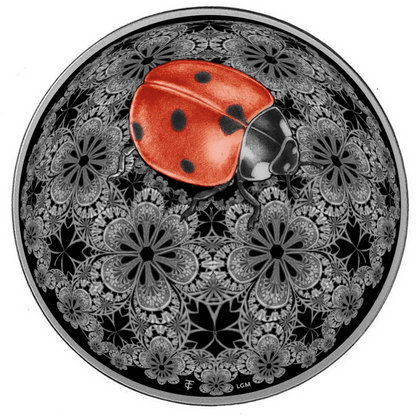 Ladybird - Red - Ultra High Relief 1 oz
