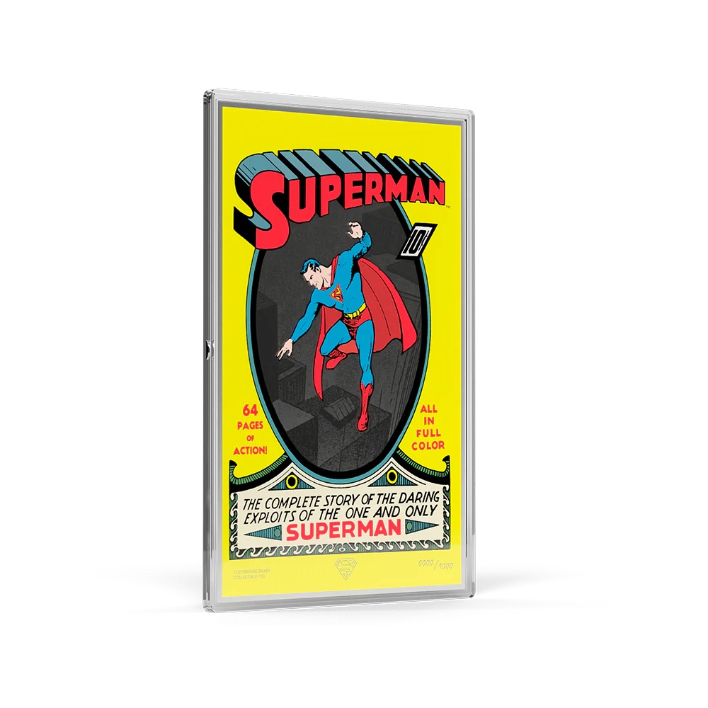 Niue - Warner Bros - Superman Comic Covers - Superman #1: Summer 1939 Foil - 1 oz