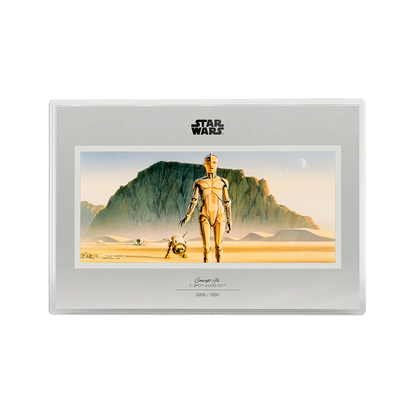 Niue - Star Wars™ - Concept Art - C-3PO and R2-D2 Foil - 1 oz
