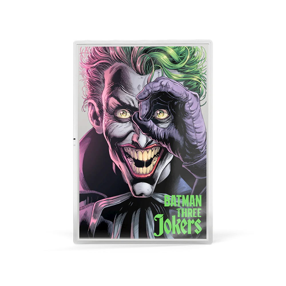 Niue - Warner Bros - Three Jokers - The Comedian Foil with Chase - 1 oz