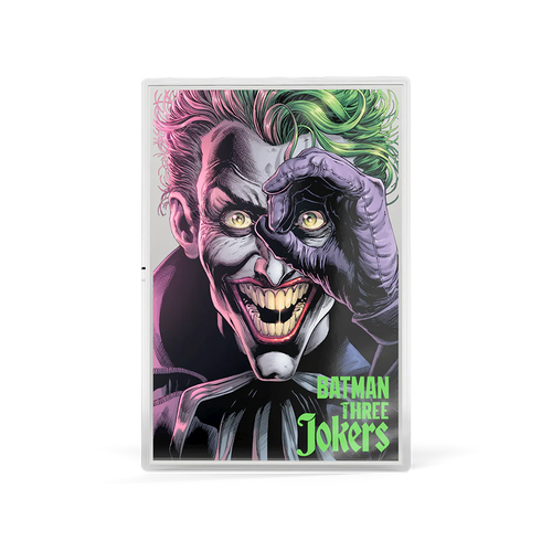 Niue - Warner Bros - Three Jokers - The Comedian Foil with Chase - 1 oz
