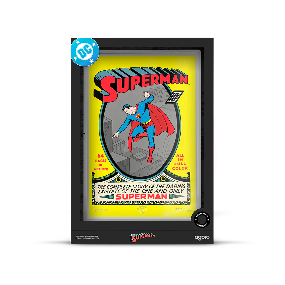 Niue - Warner Bros - Superman Comic Covers - Superman #1: Summer 1939 Foil - 1 oz