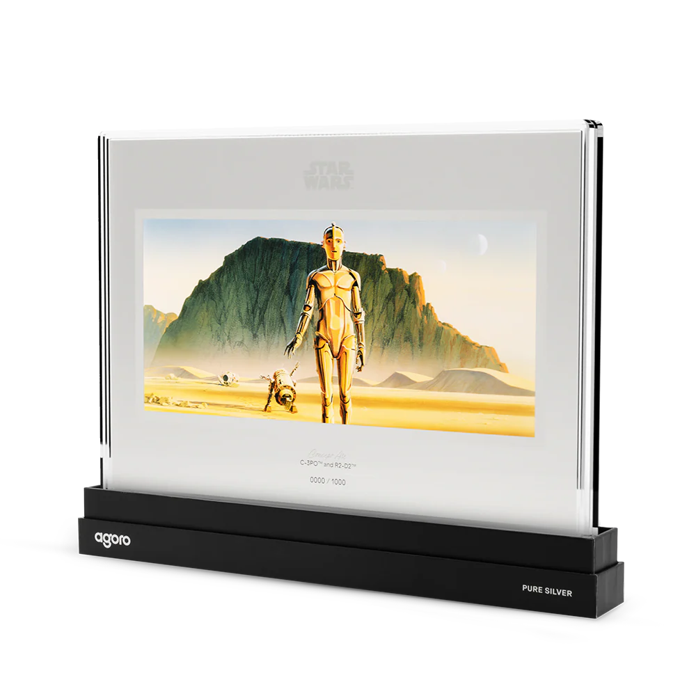 Niue - Star Wars™ - Concept Art - C-3PO and R2-D2 Foil - 1 oz