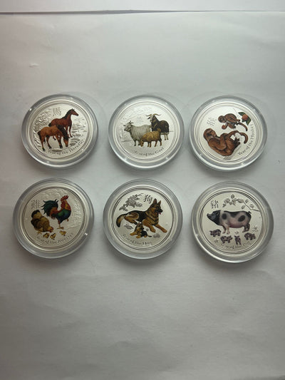 12 x 1/2 oz - Lunar Serie II Color Komplett 2008-2019