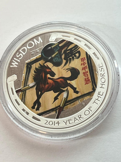 Tuvalu - Good Fortune - Lunar Pferd 2er Münzset - 2 oz