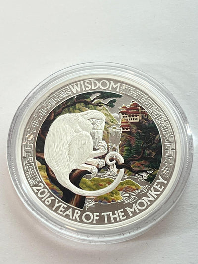 Tuvalu - Good Fortune - Lunar Monkey 2er-Münzenset - 2 oz