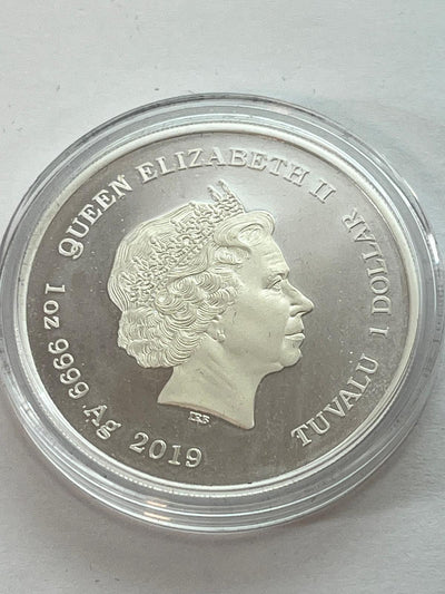 Tuvalu – Gutes Omen – Mondschwein – 2-Münzen-Set – 2 oz