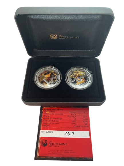 Tuvalu - Good Fortune - Lunar Snake 2 coin set - 2 oz