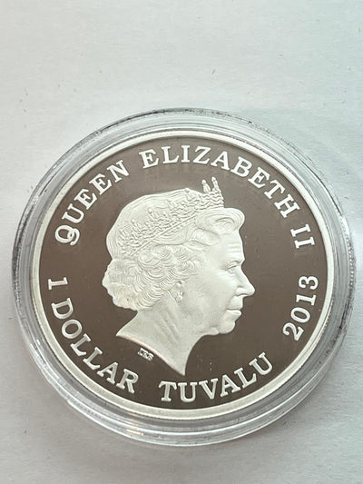 Tuvalu - Gutes Omen - Lunar Schlange 2er Münzset - 2 oz