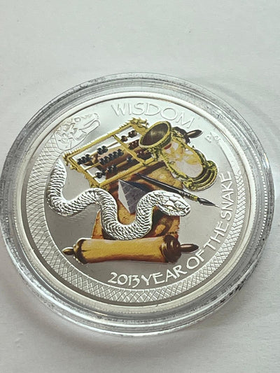 Tuvalu - Gutes Omen - Lunar Schlange 2er Münzset - 2 oz