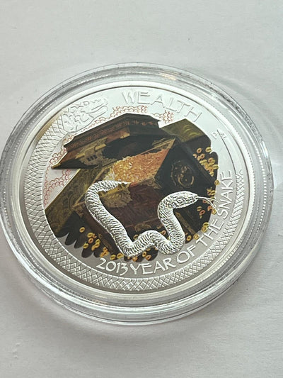Tuvalu - Gutes Omen - Lunar Schlange 2er Münzset - 2 oz