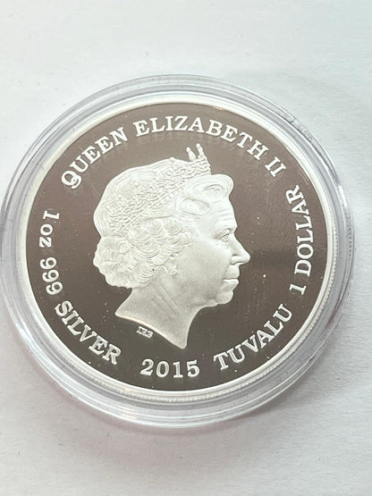 Tuvalu - Good Fortune - Lunar Goat 2 coin set - 2 oz