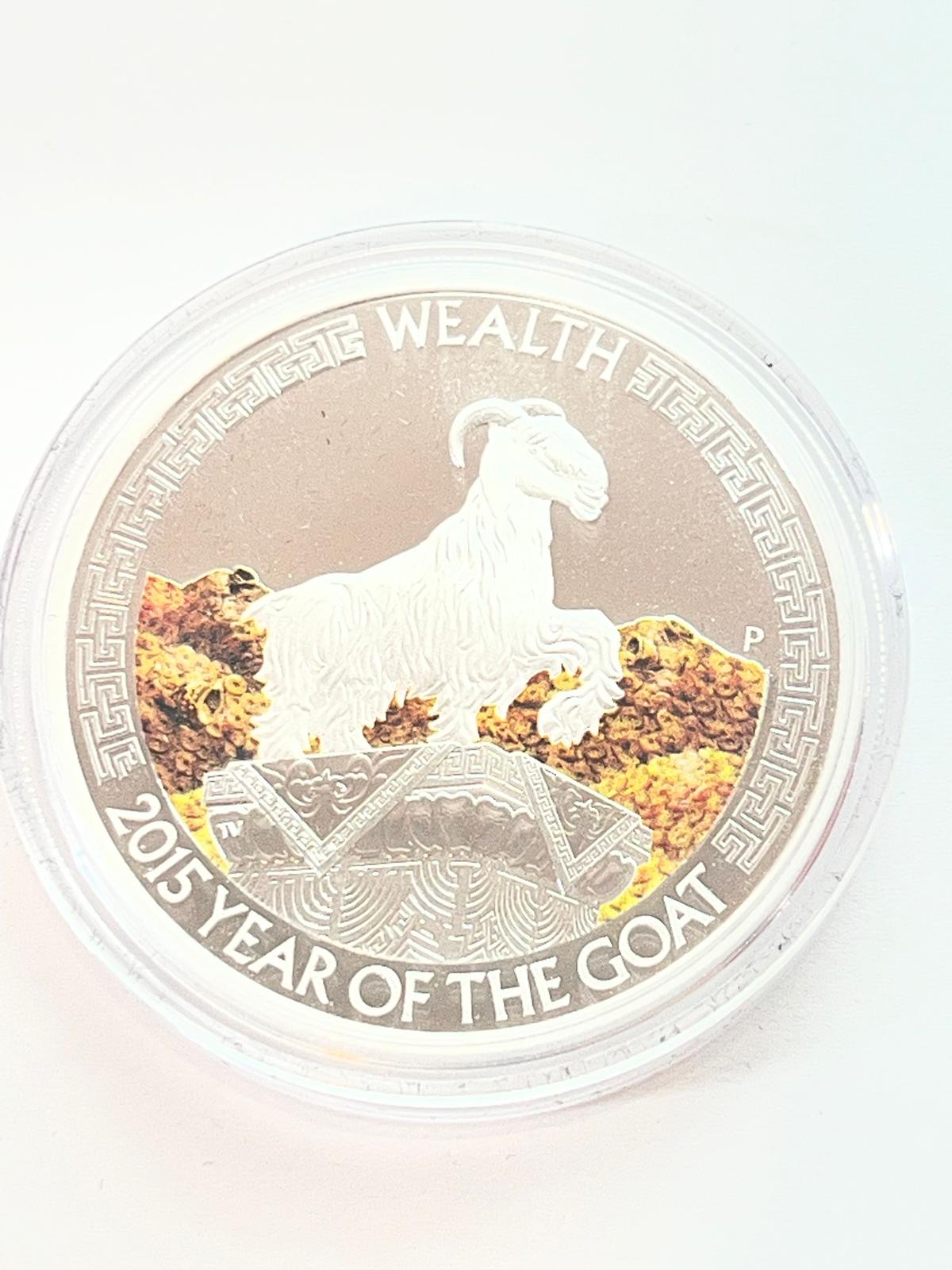 Tuvalu - Good Fortune - Lunar Goat 2 coin set - 2 oz