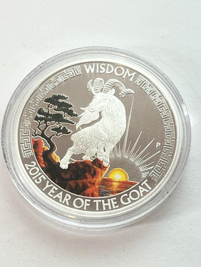 Tuvalu - Good Fortune - Mondziege 2-Münzen-Set - 2 oz